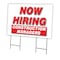 Signmission Now Hiring Construction Managers Yard & Stake outdoor plastic coroplast, 2436-CONSTRUCTION MANAGERS C-2436-DS-CONSTRUCTION MANAGERS - alternate 1